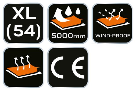 Spodnie robocze softshell, rozmiar XL