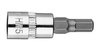 Końcówka sześciokątna H5 na nasadce 1/4", krótka, 37 mm