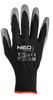 Rękawice robocze, poliester pokryty nitrylem, 4131X, rozmiar 7 (karta)