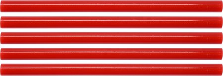 WKŁADY KLEJOWE 11,2X200MM 5SZT CZERWONE