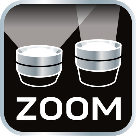 Latarka czołowa 250 lum, zoom, CREE XPE, 3xAAA