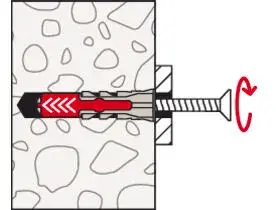 Fischer Kołek Uniwersalny Długi DuoPower 10x80 (25 szt.) 538252