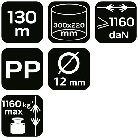 Linka pleciona polipropylenowa fi 12 150m