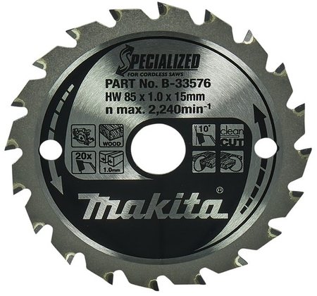 PIŁA SPIEKOWA SPECJALIZED 85*15/20Z