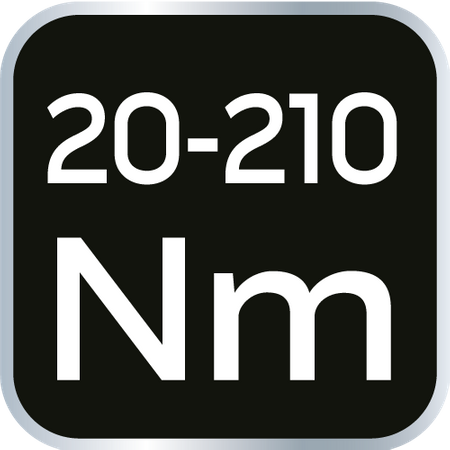 Klucz dynamometryczny 1/2", 20-210 Nm