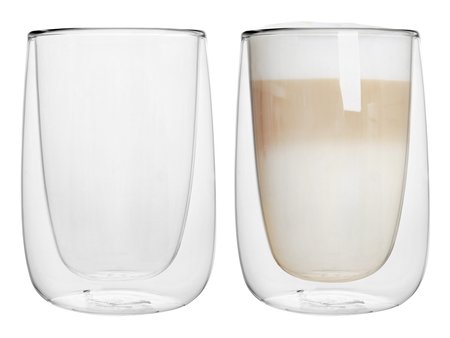 Komplet garnków nierdzewnych Smart 1,5 l i 2 l i 2,5 l 4,5 l + szklanki termiczne  Malachit 250 m + zestaw noży Verio Carf