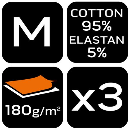 Bokserki basic 2, 3-pack, rozmiar M