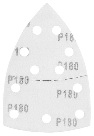 Papiery ścierne na rzep, żelazko 102 x 152 mm, P180, 5 szt., z 11 otworami