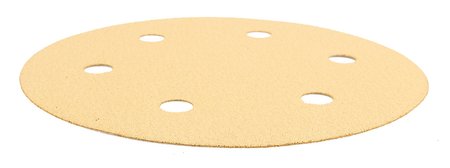 Papier ścierny na rzep 225 mm, K120, 5 szt., z 6 otworami do szlifierki 59G264, 59G265