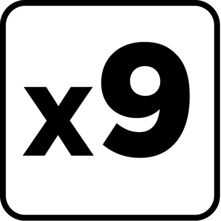 Zestaw wierteł do metalu, drewna, cegły: 5, 6, 8 mm, 9 szt.