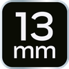 Nasadka udarowa 1/2" długa, 13 x 78mm , Cr-Mo