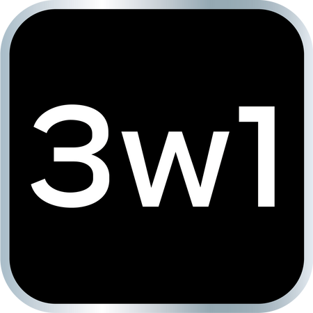 Kabel 3w1, 1,2m