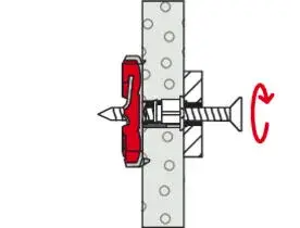 Fischer DuoTec 10 S PH Kołek Uchylny z Wkrętem Soczewkowym (25 szt.) 539025
