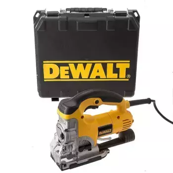 Wyrzynarka DeWalt DW331K 701W – 130 mm, głębokie cięcie, walizka