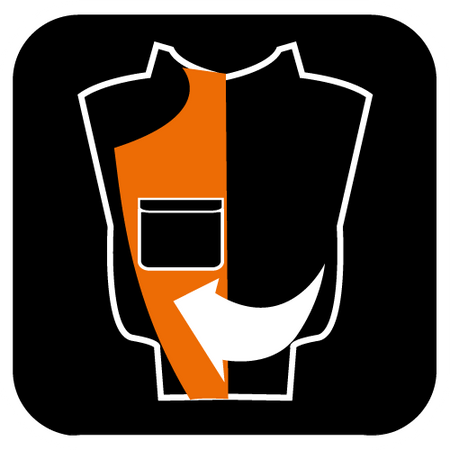 Kurtka robocza ostrzegawcza 3w1, ocieplana, żółto-granatowa, rozmiar M