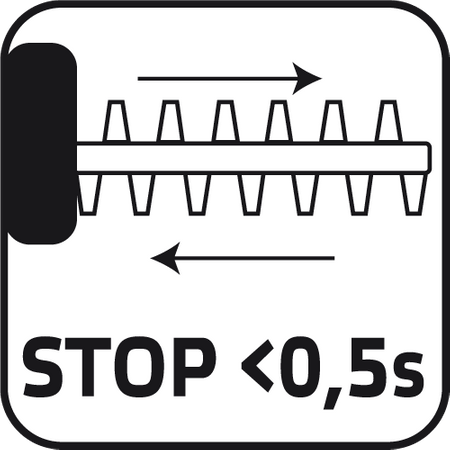 Nożyce do żywopłotu 600W, szerokość cięcia 450 mm