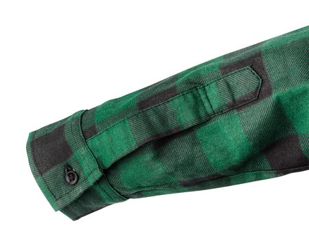 Koszula flanelowa, zielona, rozmiar XXL