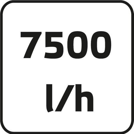 Pompa zanurzeniowa do wody brudnej 400W, wydajność 7500 l/godz.