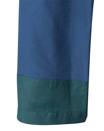 Spodnie robocze Mix&Match, 4 way stretch, granatowo-zielone, rozmiar M