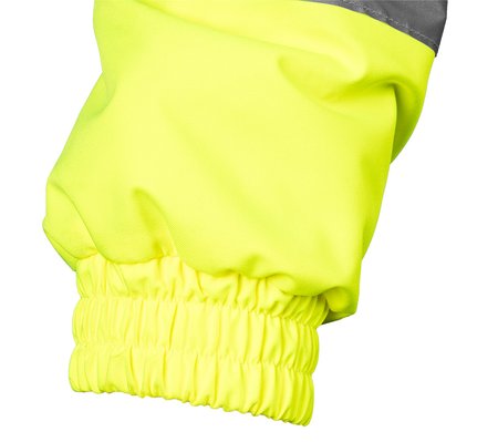 Kurtka robocza ostrzegawcza, lekko ocieplana, bomberka, żółta, rozmiar L