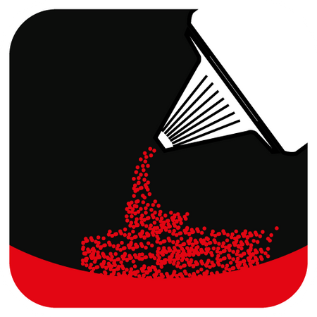 Kreda do trasowania 115 g, czerwona