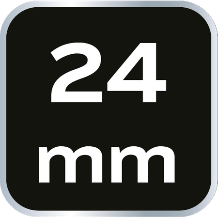 Nasadka dwunastokątna długa 1/2", 24 mm