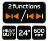 Ścisk automatyczny heavy duty 24"/600