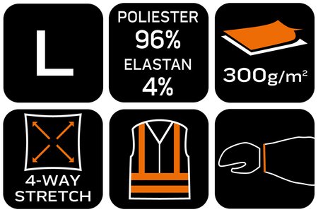 Kurtka Mix&Match, 4-way stretch, zielona, rozmiar L