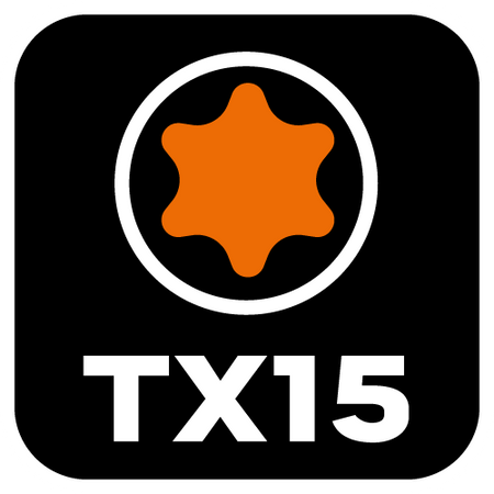 Bity udarowe TX15 x 25 mm, 2 szt.