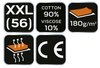 T-shirt COMFORT, rozmiar XXL