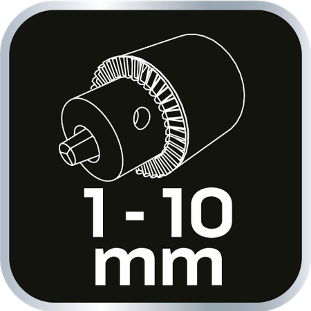 Wiertarka pneumatyczna 10 mm, 1 800 obr.-1