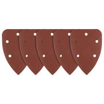 Papiery ścierne żelazko, na rzep 98 x 140 mm, P220, 5 szt., z 5 otworami