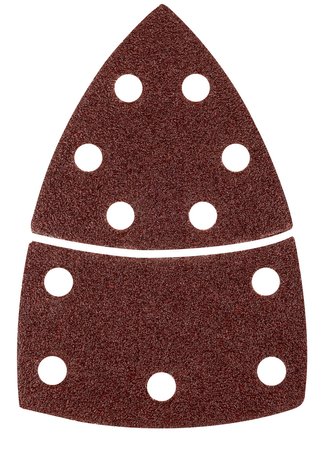 Papiery ścierne na rzep, żelazko 102 x 152 mm, P40, 5 szt., z 11 otworami