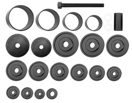 Zestaw do montażu i demontażu łożysk i tulei - zestaw 22 szt.