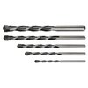 Wiertła do betonu 4-10 mm, zestaw 5 szt., końcówka motylkowa