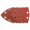 Papiery szlifierskie z rzepem, 83 x 83 x 83 mm (K60x2, K80x2, K100x1), 5 szt.
