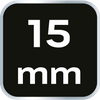 Nasadka sześciokątna 1/2", 15 mm, Superlock