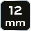 Klucz płasko-oczkowy skręcony 90°, 12mm
