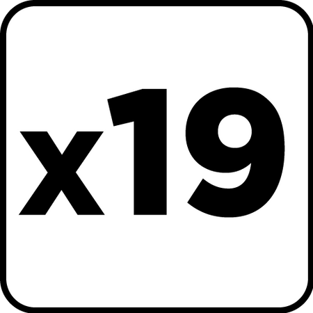 Wiertła do metalu HSS TiN, 1 - 10 mm, zestaw 19 szt.