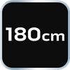 Poziomnica aluminiowa S 300, 3 libelle, 180 cm
