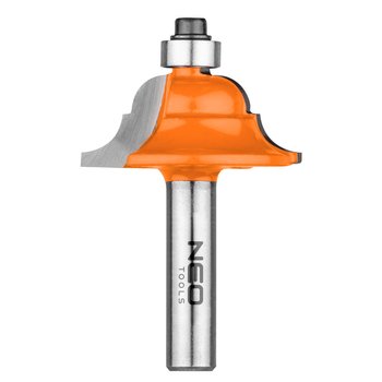 Frez kształtowy z łożyskiem, ozdobny, TCT, 34.9 x 15 mm, trzpień 8 mm