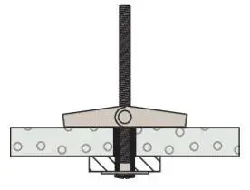 Fischer KD 8 Mocowanie Uchylne "Parasolka" M8x100 (20 szt.) 80178