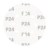 Krążki ścierne na rzep 125 mm, P24, 5 szt., z 8 otworami