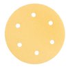 Papier ścierny na rzep 225 mm, K80, 5 szt., z 6 otworami do szlifierki 59G264, 59G265