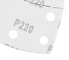 Papiery ścierne na rzep, żelazko 102 x 152 mm, P220, 5 szt., z 11 otworami