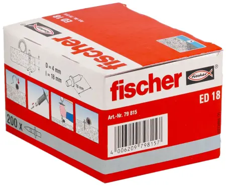 Fischer Gwóźdź Hartowany do Betonu ED 18 (200 szt.) 79815
