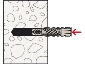 Fischer Kołek Uniwersalny UX 8x50 R z Kołnierzem (100 szt.) 77870