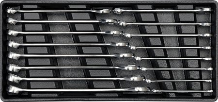 WKŁADKA DO SZUFLADY KLUCZE PŁ-OCZ 6-21MM 16 CZĘŚCI