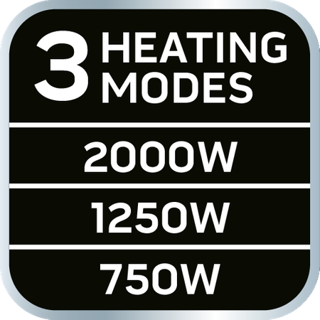 Grzejnik konwektorowy z termostatem 2000W turbo