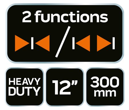Ścisk automatyczny heavy duty 12"/300